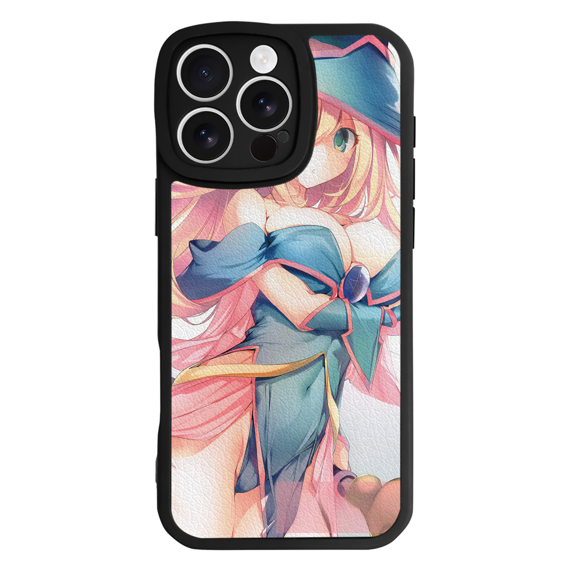 （画像用） 遊☆戯☆王 Yu-Gi-Oh! 【iPhone 16シリーズ対応】シリコンスマホケース（レザー調） 材質：シリコン
